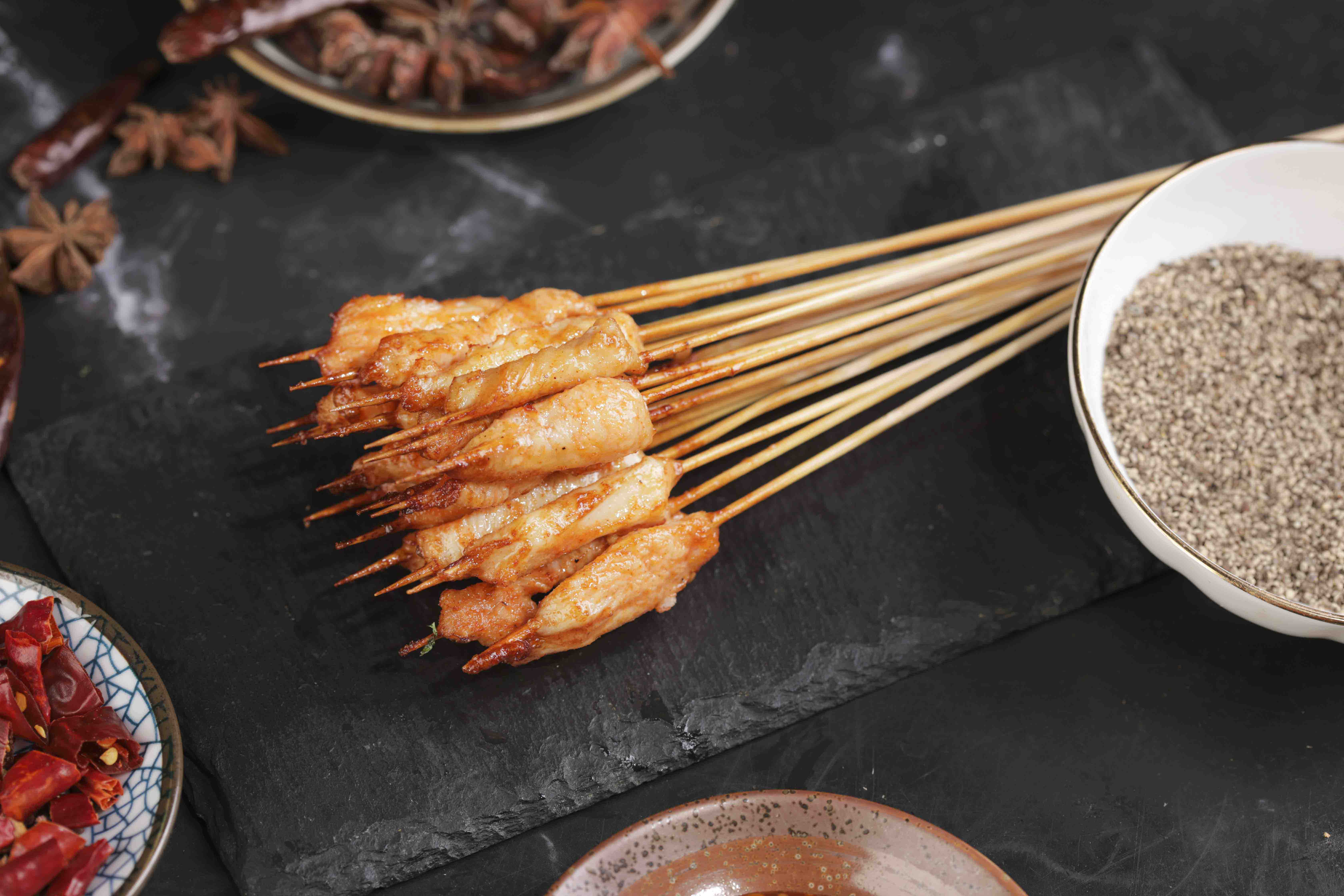 風味雞肉串